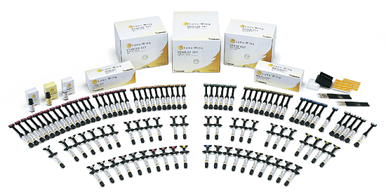 (写真)ルナウィング製品一覧